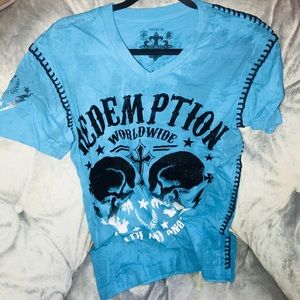 Redemption by affliction men’s shirt